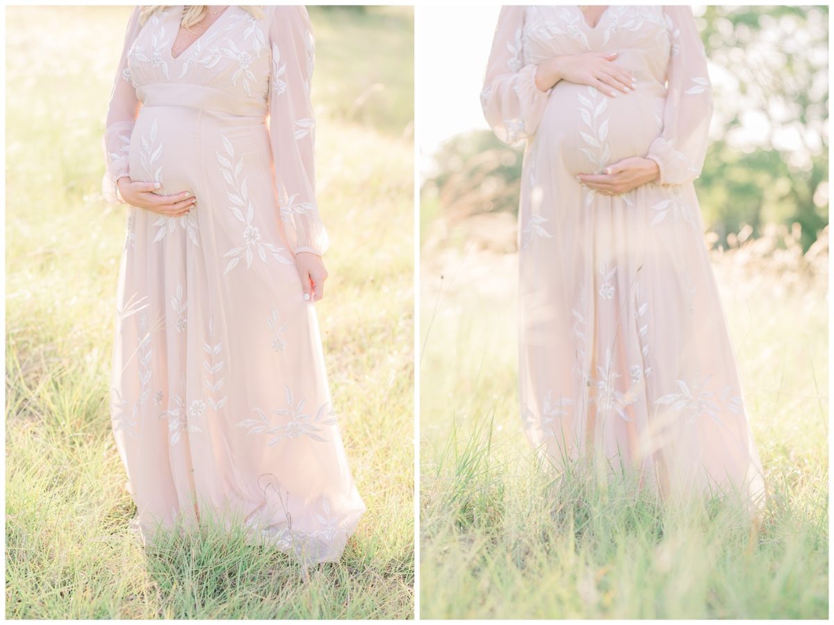 summer outdoor maternity session