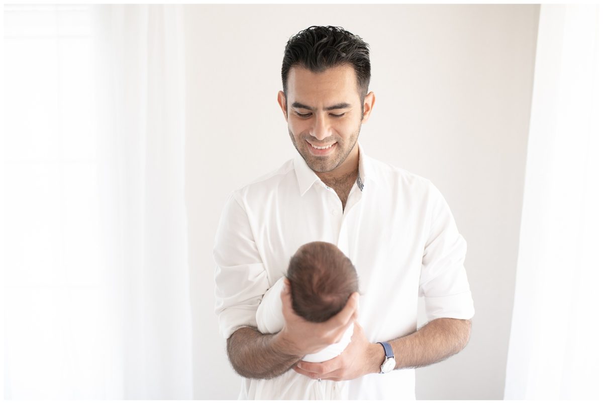 newborn studio session