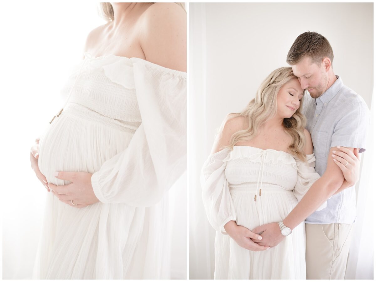 austin studio maternity session