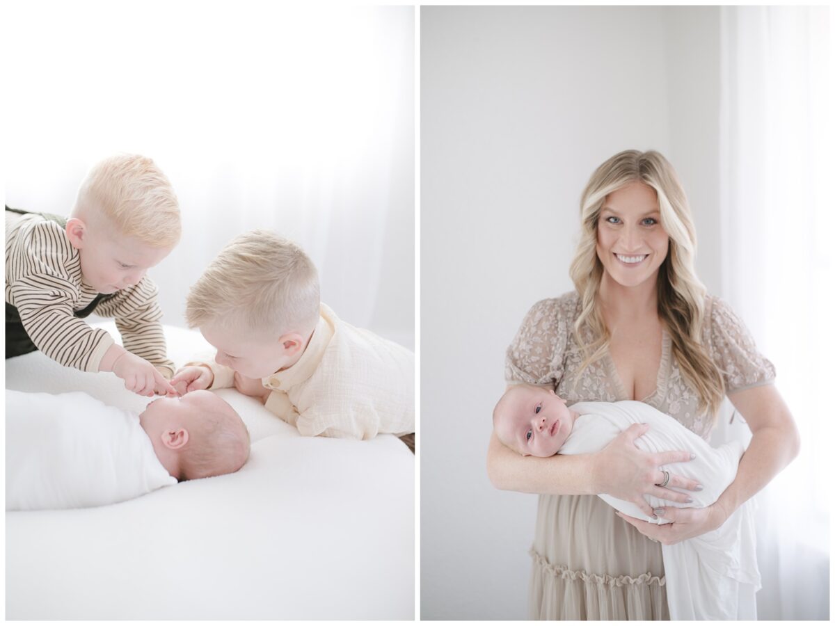 austin studio newborn session